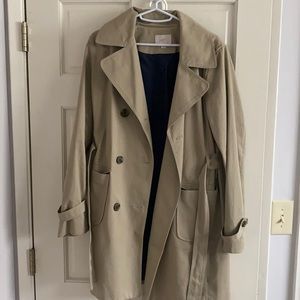 Loft classic belted trench coat